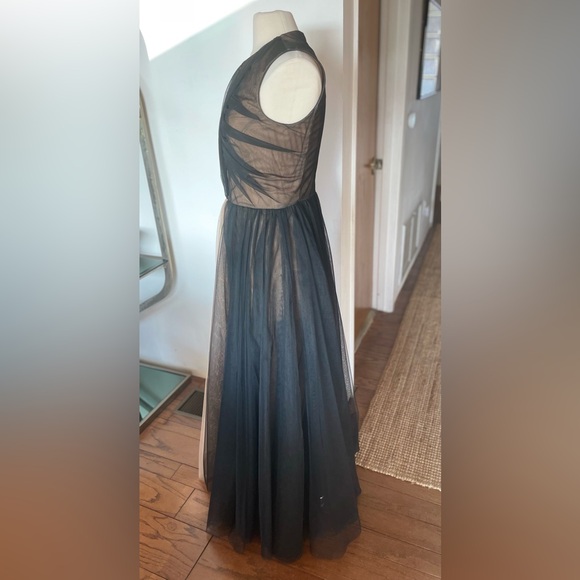 Rare NWOT DEREK LAM Runway Silk and Tulle Maxi Gown - Picture 5 of 8